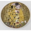 talerzyk do ciasta klimt złoty