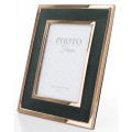 Ramka na zdjęcie zielono, ze złotymi rantami
