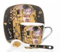 filiżanki do espresso z porcelany klimt czarny komplet