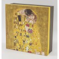 pudełko do komplet do ciasta klimt złoty