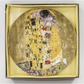 Komplet do ciasta klimt złoty z pudełkiem