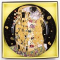 Komplet do ciasta klimt czarny złoty z pudełkiem