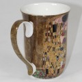 kubek z porcelany złoty klimt duży